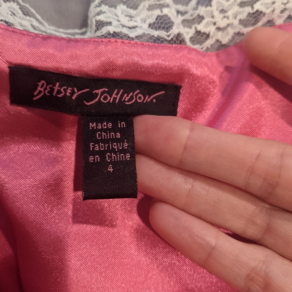 Betsey Johnson Lace Mini Tea Party Dress!! - Picture 6 of 7